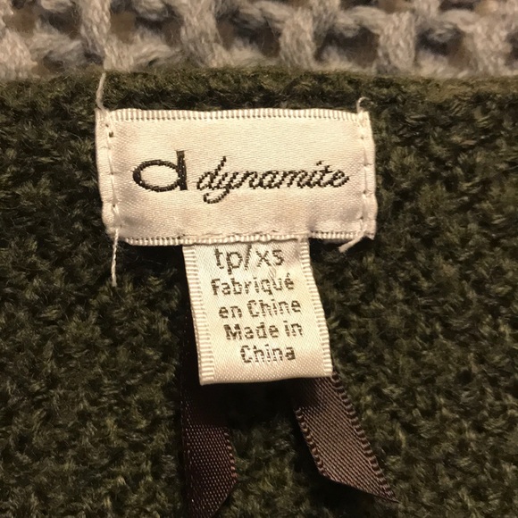 army green dynamite long sleeve - Picture 2 of 4